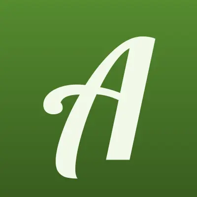 Алмила, сеть парикмахерских магазинов, лого-визитка